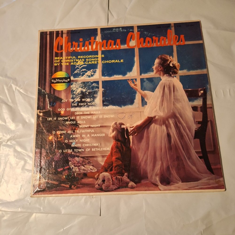 Christmas Chorales lp record
